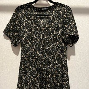 Disturbia Gardenia Print Mini Dress
